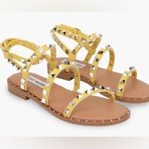 Steve Madden Gladiator Sandals in Yellow